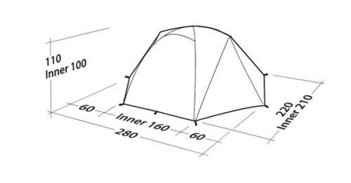 Robens Boulder 3 Dome Tent. 