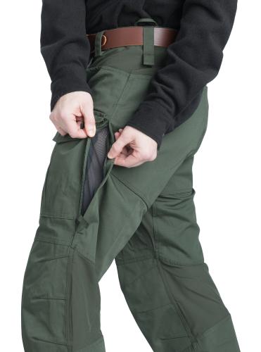 Särmä Outdoor Pants. Zippered mesh vents behind cargo pockets.