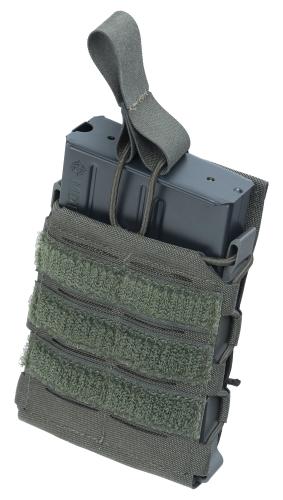 Särmä TST 7.62 NATO Rifle Magazine Pouch. When lid is rolled inside, the pouch can also be used with 10 rnd AICS style magazines