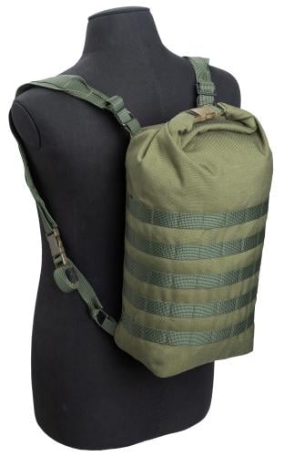Särmä TST DP10 Roll-Top Day Pack w. Flat Shoulder Straps. DP10 with detachable old model shoulder straps