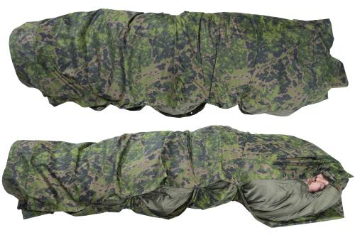 Särmä TST L6 Rain Poncho, M05 woodland camo.