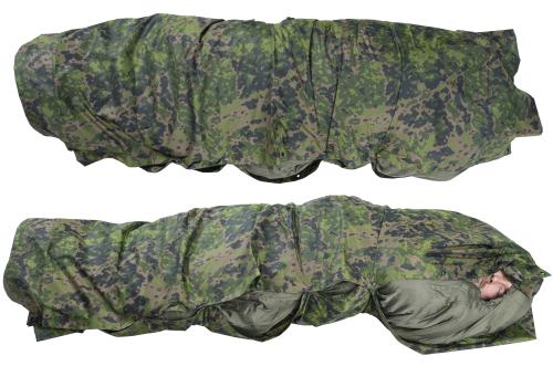 Särmä TST L6 Rain Poncho, M05 woodland camo. 