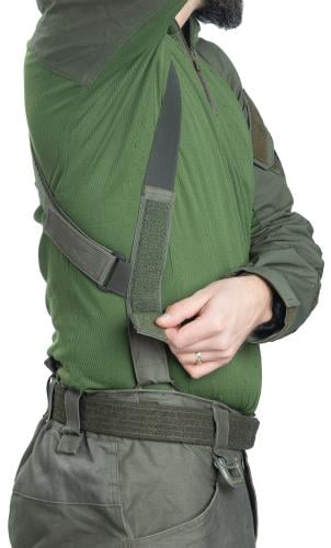 Särmä TST Suspenders. Attachment and length adjustment by hook-and-loop fastener.