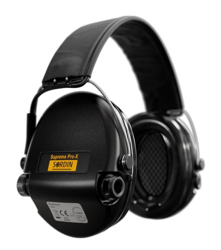Sordin Supreme Pro-X LED Gel Hearing Protectors.