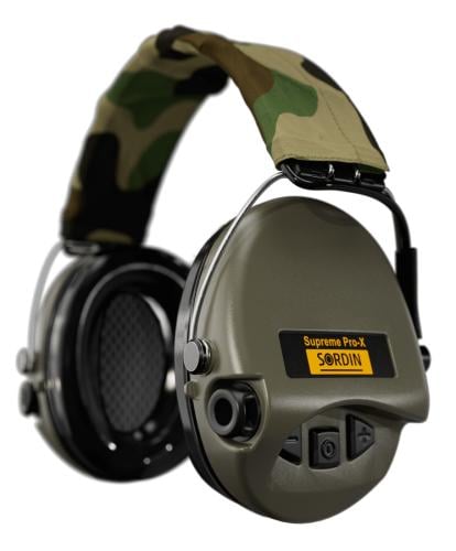 Sordin Supreme Pro-X Hearing Protectors, Green
