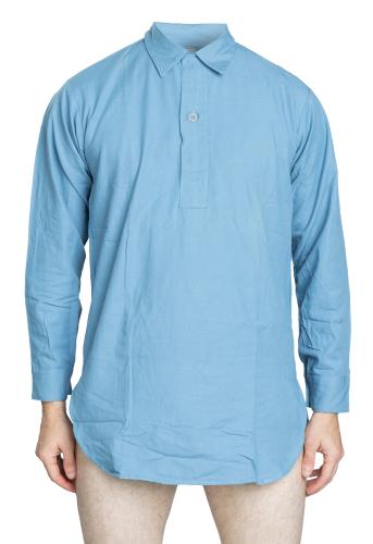 Swedish M59 Field Shirt, Blue, Surplus. Truth be told, this is actually a very nice and durable shirt. Even suitable for the office.