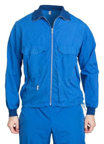Swedish Track Suit Jacket, Blue, Surplus