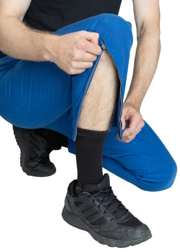 Swedish Track Suit Pants, Blue, Surplus. The zippered ankles make drunken monkey sex easier.
