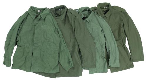 Swedish Work Jacket, Green, Surplus. The color varies to some extent. 
