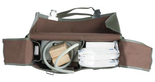 Swiss Medical Bag with Suspicious Contents, Surplus. Contents may vary to some extent.