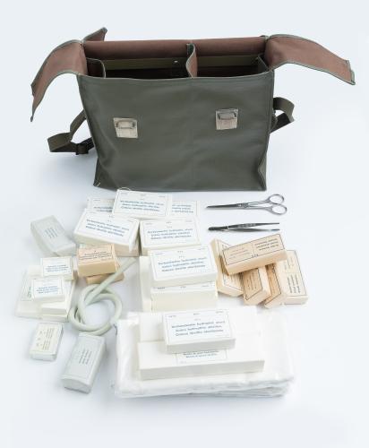 Swiss Medical Bag with Suspicious Contents, Surplus. Contents may vary to some extent.