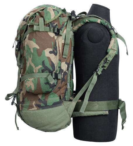 US CFP-90 rucksack with day pack, surplus.