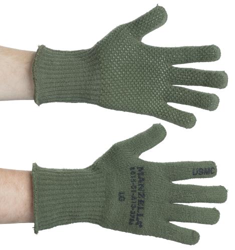 USMC Grip Dot Shooting Gloves, Surplus USMC Grip Dot Shooting Gloves, Surplus