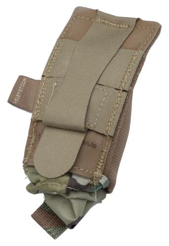 Velocity Systems Helium Whisper Micro Diddie Pouch . The pouch uses a BFG Helium Whisper backer that is very easy to weave and secure.
