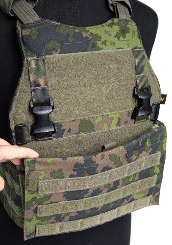Velocity Systems SCARAB LT Plate Carrier. Kangaroo pouch behind the front flap.