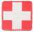 Särmä TST Medical patch, red-white