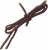 Leather string, ca. one meter, brown