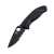Spyderco Tenacious, combination edge, black blade