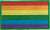 Särmä rainbow flag patch, 77 x 47 mm, velcro