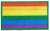 Särmä rainbow flag patch, 77 x 47 mm, velcro