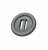 2M Slotted button, 10 pcs, 30 mm, green