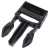 ITW Classic SR buckle, black, 25 mm, male