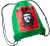 Cha Guevara drawstring bag, Green