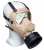 French ARF-A Gas Mask with Carrier Bag, Surplus, Khaki