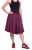 Jämä Circle Skirt, Wine Red