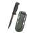Terävä Jääkäripuukko 140, Carbon, w. Boltaron Sheath, Green
