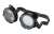 Swiss Mountain Trooper Goggles w. Aluminum Case, Bright Lens, w. Rubber Band