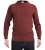 Arctic Circle Wool Sweater w. Rib Sides, Model 4908, Red