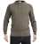 Arctic Circle Wool Sweater w. Rib Sides, Model 4908, Brown