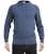 Arctic Circle Wool Sweater w. Rib Sides, Model 4908, Indigo
