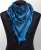 Shemagh scarf, blue/black