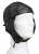 Mil-Tec Leather Flight Hat, Black