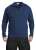 Arctic Circle Wool Sweater w. zipper, Dark Blue