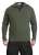 Arctic Circle Wool Sweater w. zipper, Green