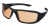 Edge Tactical Hamel Ballistic Glasses, Matte Black, Thin Temple, Tiger's Eye, Vapor Shield