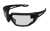 Mechanix Tactical Type-X Ballistic Glasses, Black Frame, Clear Lens