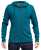 Särmä Merino Wool Hoodie, Petrol