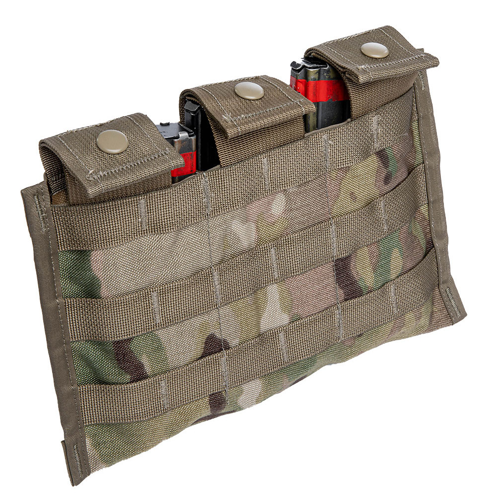 Tactical MOLLE Triple Magazine Mag Pouch  Holder Bags 