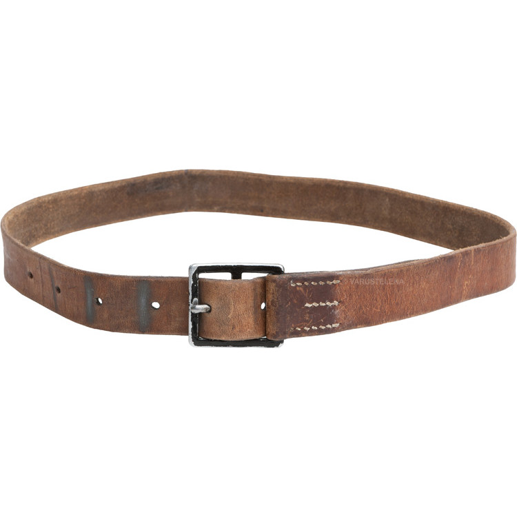 Swiss service belt, leather, surplus - Varusteleka.com