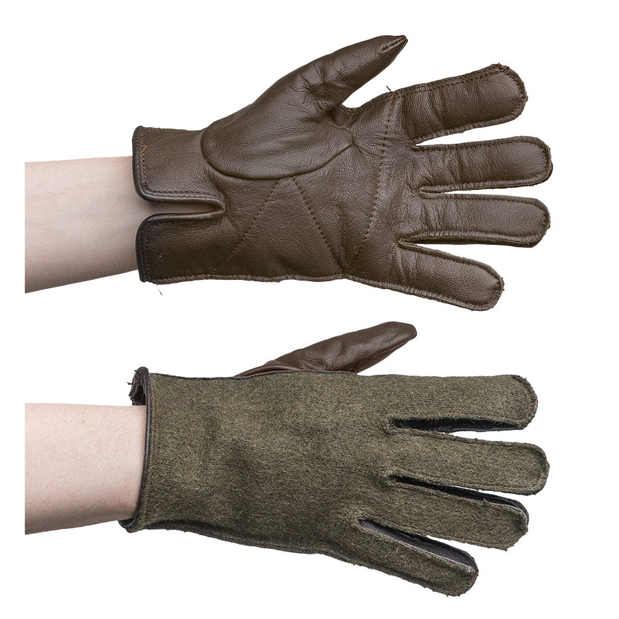 women's wool gloves leather palms