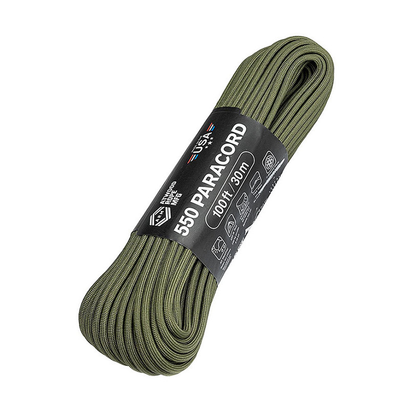 Atwood Rope 550 Paracord 30 M 100ft Varusteleka Com