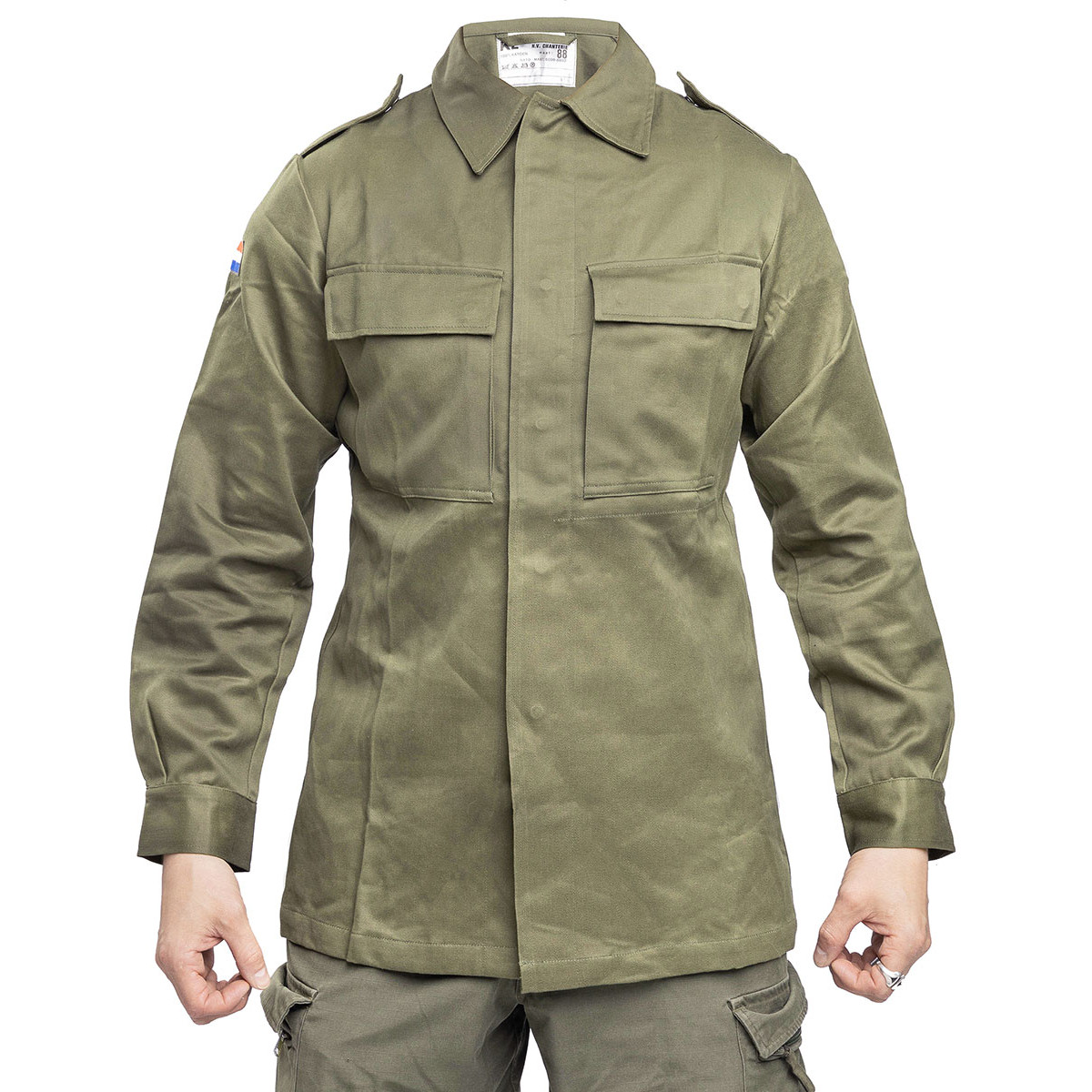 Dutch KL Field Shirt, Cotton Sateen, Surplus