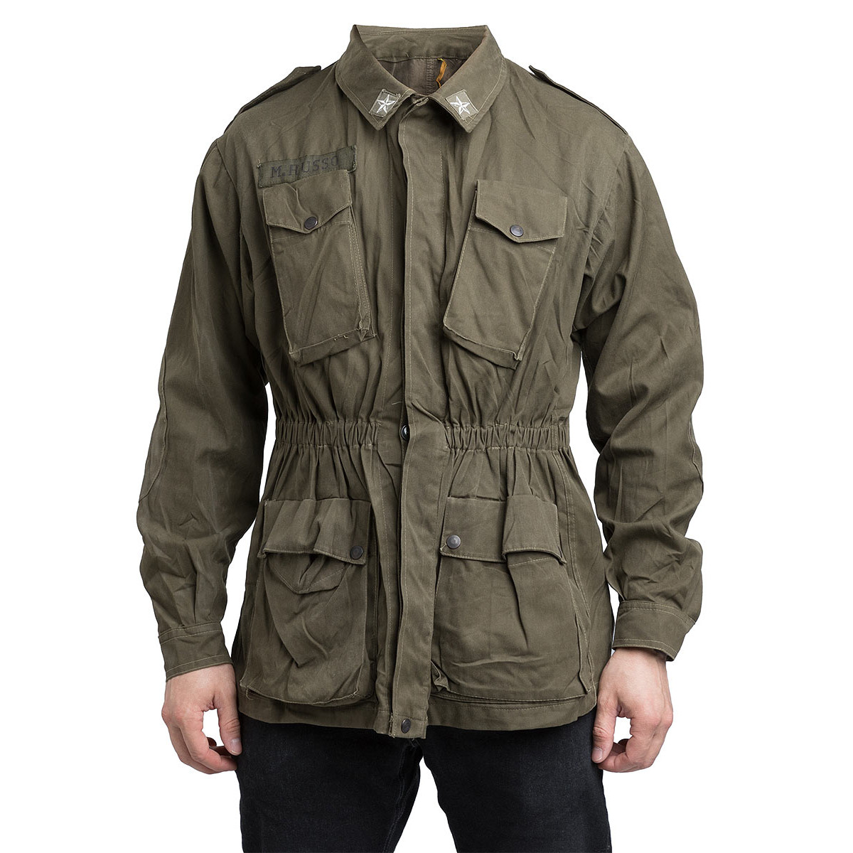 Italian Mod. 75 "Roma" Field Jacket, Olive Green, Surplus - Varusteleka.com