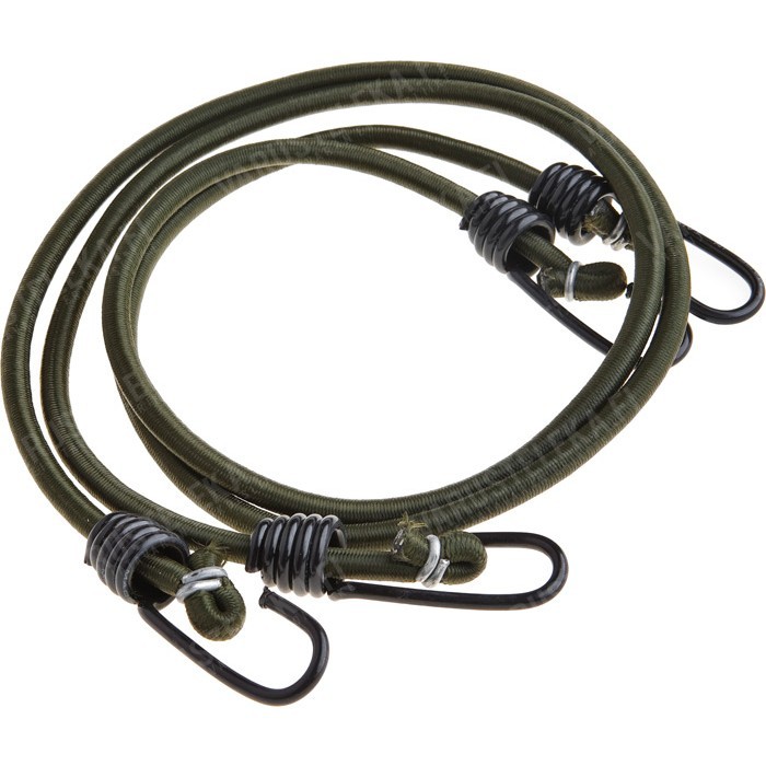 80cm NATO GREEN BUNGEE CORDS x 10 MILITARY BUNGEES ARMY BASHA STRAPS 8mm 
